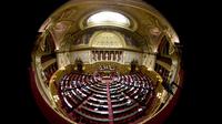 L'hémicycle du sénat à Paris [Joel Saget / AFP/Archives]