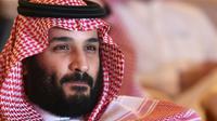 Le prince héritier Mohammed ben Salmane le 24 octobre 2017 à Riyad, en Arabie Saoudite.  [FAYEZ NURELDINE / AFP]