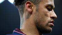 L'attaquant du Paris SG, le Brésilien Neymar, avant un match au Parc des Princes, face à Strasbourg, le 17 février 2018  [CHRISTOPHE ARCHAMBAULT  / AFP/Archives]