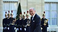 L'ancien Premier ministre et actuel président du Conseil constitutionnel, Laurent Fabius, le 11 avril 2017 à Paris [Philippe LOPEZ / AFP]