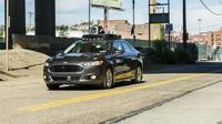 Un véhicule autonome de Uber, le 13 septembre 2016 à Pittsburgh, en Pennsylvanie [Angelo Merendino / AFP/Archives]
