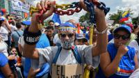 Manifestation à Caracas contre le président vénézuélien Nicolas Maduro, le 26 octobre 2016 [Juan BARRETO / AFP]
