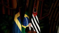 Michel Temer, le 3 avril 2017, à Sao Paulo [Miguel SCHINCARIOL / AFP/Archives]