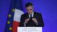 François Fillon, le 23 avril 2017 à Paris [Lionel BONAVENTURE / AFP]