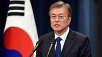 Le nouveau président sud-coréen Moon Jae-In, le 10 mai 2017 à Séoul [JUNG YEON-JE / POOL/AFP/Archives]