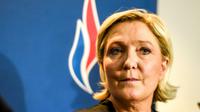La présidente du Front National (FN) Marine Le Pen lors du congrès annuel de son parti le 10 mars 2018 à Lille, dans le nord de la France [PHILIPPE HUGUEN / AFP]