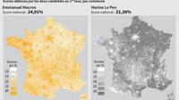 Macron-Le Pen: un duel, deux France [Laurence SAUBADU, Simon MALFATTO / AFP]