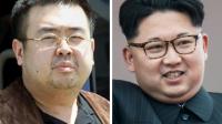 Kim Jong-Nam (G), le 4 mai 2001, et Kim Jong-Un (D), le 10 mai 2016 [Toshifumi KITAMURA, Ed JONES / AFP/Archives]