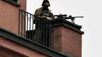 La police allemande a interpellé mardi matin un Syrien de 19 ans soupçonné de préparer un attentat islamiste à l'explosif dans le pays [John MACDOUGALL / AFP/Archives]
