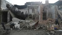Une maison détruite dans la ville syrienne rebelle de Douma, près de Damas, le 30 décembre 2016  [Abd Doumany / AFP]