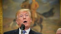 Donald Trump s'exprime sur les taxes à l'importation depuis la Maison Blanche le 8 mars 2018 [Mandel NGAN / AFP]