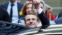 Emmanuel Macron à Paris le 13 mai 2017 [CHARLY TRIBALLEAU / AFP]