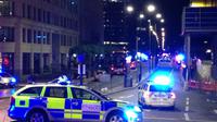 La police bloque les accès du London Bridge après un "incident majeur" à Londres, le 3 juin 2017  [Daniel SORABJI / AFP]