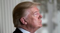 Le président américain Donald Trump à Washington, le 6 octobre 2017 [Brendan Smialowski / AFP]