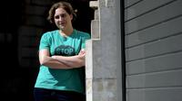 Ada Colau, cofondatrice de l'association espagnole des victimes des crédits hypothécaires, à Barcelone le 13 mars 2014 [Josep Lago / AFP/Archives]