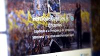 Le compte Twitter de l'opposant vénézuélien Henrique Capriles, le 20 mai 2013 à Caracas [Leo Ramirez / AFP]