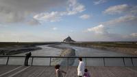 Vue du Mont Saint-Michel, le 27 avril 2013 [Charly Triballeau / AFP/Archives]