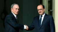 Michael Bloomberg reçu à l'Elysée par François Hollande le 30 juin 2015 à Paris  [ALAIN JOCARD / AFP/Archives]