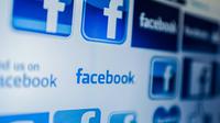 Facebook chutait à nouveau lourdement lundi à Wall Street [NICOLAS ASFOURI / AFP]
