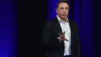 Elon Musk au congrès mondial d'astronautique à Adélaïde le 29 septembre 2017 [PETER PARKS / AFP]