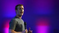 Le PDG de Facebook Mark Zuckerberg à New Delhi en Inde le 9 octobre 2014  [Chandan Khanna / AFP/Archives]
