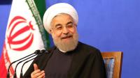 Le président iranien modéré Hassan Rohani donne une conférence de presse, le 6 mars 2016 à Téhéran [ATTA KENARE / AFP]
