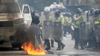 Heurts entre les forces de l'ordre et des manifestants anti-Maduro, le 7 juin 2017 à Caracas [FEDERICO PARRA                       / AFP]