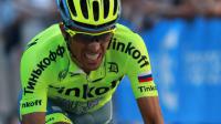 L'Espagnol Alberto Contador (Tinkoff) lors de la 8e étape du Tour de France, le 9 juillet 2016 à Bagnères-de-Luchon [KENZO TRIBOUILLARD / AFP]