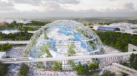 Si la candidature de Paris-Saclay est choisie pour accueillir l'exposition universelle de 2025, la sphère sera construite et laissée sur le site de façon pérenne.