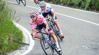 En Italie, lors du Giro, le leader de la course porte un maillot rose, et parfois même, la tenue complète en rose.