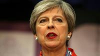 La Première ministre britannique Theresa May s'exprime sur le légilsatives le 9 juin 2017 à Maidenhead [Geoff CADDICK / AFP]
