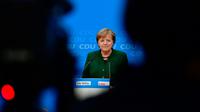La chancelière allemande Angela Merkel à Berlin, le 27 novembre 2017 [John MACDOUGALL / AFP]