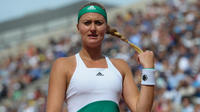 Kristina Mladenovic dispute son premier quart de finale à Roland-Garros.