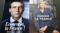 De par leur discours et leur gestuelle, Emmanuel Macron et Marine Le Pen incarneraient deux visions du monde antagoniques. 