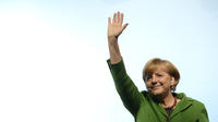 La chancelière allemande Angela Merkel, qui brigue un quatrième mandat, est en tête dans les sondages.
