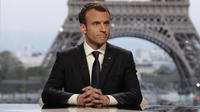 Emmanuel Macron lors de son interview par BFM et Mediapart, dimanche 15 avril. 