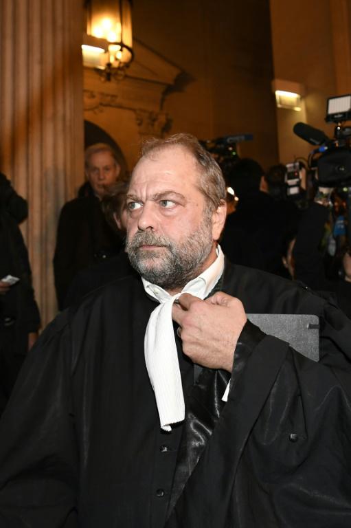 L'avocat Eric Dupond-Moretti, qui va assurer la défense de l'ex-ministre du Budget Jérôme Cahuzac, lors d'un procès le 2 novembre 2017 à Paris [Lionel BONAVENTURE / AFP/Archives]