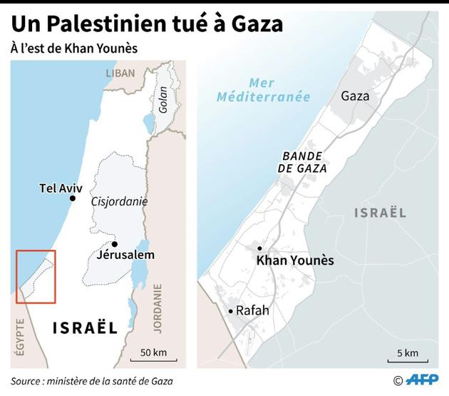 Un Palestinien tué à Gaza [Sophie RAMIS / AFP]