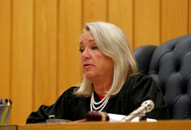La présidende du tribunal de Charlotte, Janice Cunningham, le 31 janvier 2018 [JEFF KOWALSKY / AFP]