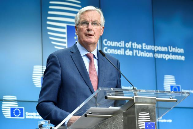 Le négociateur en chef de l'UE Michel Barnier, le 29 janvier 2018 à Bruxelles [JOHN THYS / AFP/Archives]