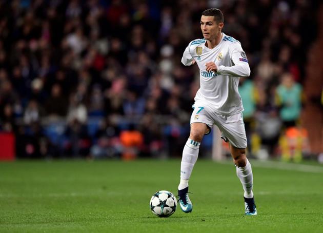 L'attaquant du Real Cristiano Ronaldo lors du match contre le Borussia Dortmund, le 6 décembre 2017 à Madrid [JAVIER SORIANO / AFP]