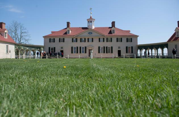 Mount Vernon, l'ancienne résidence de George Washington, recevra les couples Trump et Macron lundi pour un dîner intime  [SAUL LOEB / AFP/Archives]