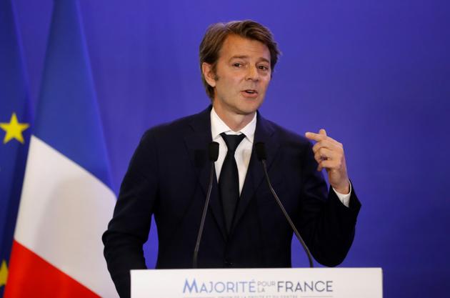 François Baroin, sénateur LR qui conduira la campagne des législatives pour son parti, lors d'un comité de campagne à Paris le 10 mai 2017 [Patrick KOVARIK / AFP]