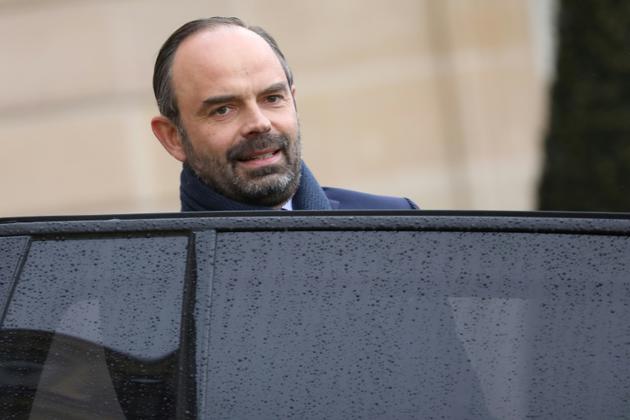 Le Premier ministre Edouard Philippe quitte le Palais de l'Elysée, le 7 mars 2018 [ludovic MARIN / AFP/Archives]