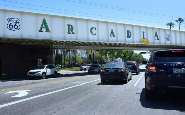 La Route 66 à Arcadia en Californie, le 18 mai 2017 [FREDERIC J. BROWN / AFP/Archives]