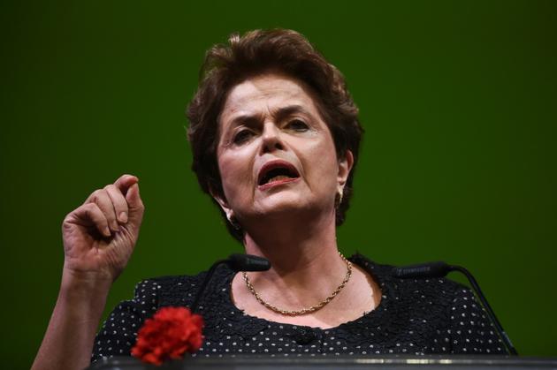 Dilma Roussef, le 15 mars 2017, à Lisbonne [PATRICIA DE MELO MOREIRA / AFP/Archives]