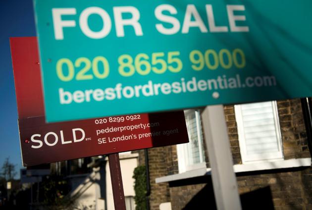 La croissance du marché de l'immobilier londonien est maintenant la plus faible de toutes les régions du Royaume-Uni, une première en dix ans [Justin TALLIS / AFP/Archives]