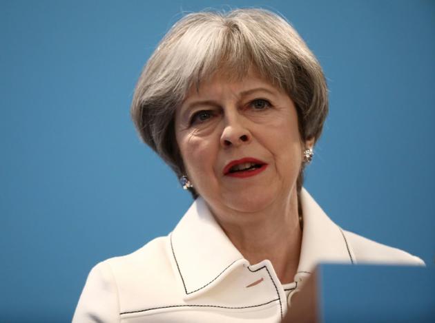La Première ministre britannique Theresa May, le 17 mars 2018 à Londres   [SIMON DAWSON / POOL/AFP]