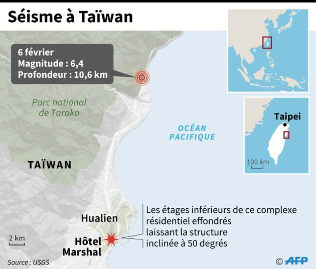 Séisme à Taïwan [Laurence CHU  / AFP]