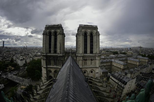Vue sur la cathédrale Notre-Dame de Paris, le 28 juin 2017 [Martin BUREAU / AFP/Archives]